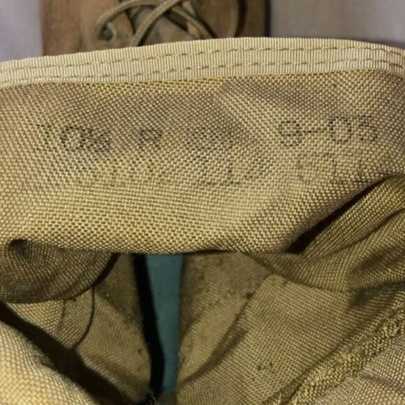 USGI TAN COMBAT LIGHTWEIGHT HOT WEATHER MILITARY sz10.5R TACTICAL BOOTS JD 32